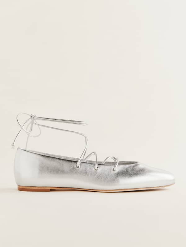 Ulla Ballet Flat - Silver